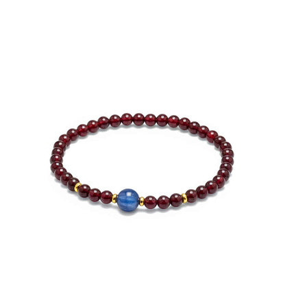 Kyanite Garnet Communication Bracelet