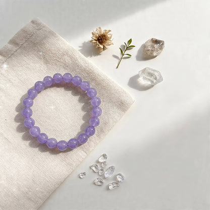 Lavender Amethyst Bracelet for Calm, Balance & Gentle Healing