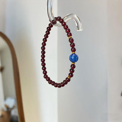 Kyanite Garnet Communication Bracelet