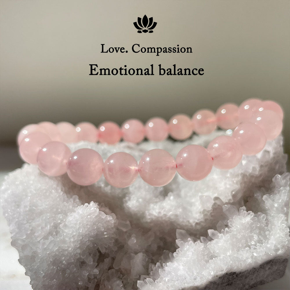 Rose Quartz Bracelet for Love, Self-Worth & Emotional Healing