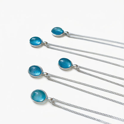 Calm & Clarity Aquamarine Pendant Necklace