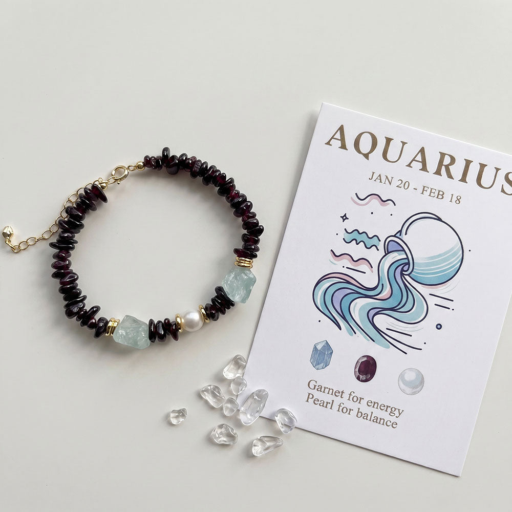 Zodiac Crystal Bracelet Collection – Personalized Energy Bracelets for All 12 Signs