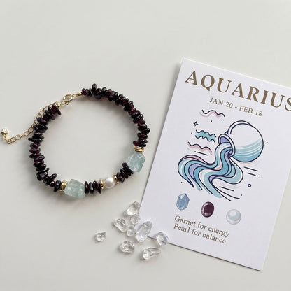 Zodiac Crystal Bracelet Collection – Personalized Energy Bracelets for All 12 Signs