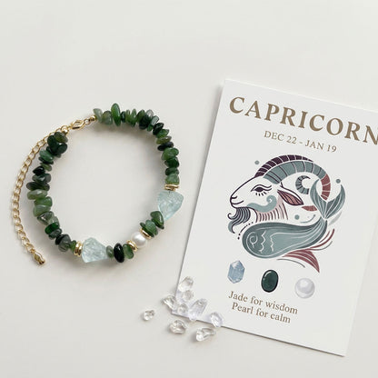 Zodiac Crystal Bracelet Collection – Personalized Energy Bracelets for All 12 Signs