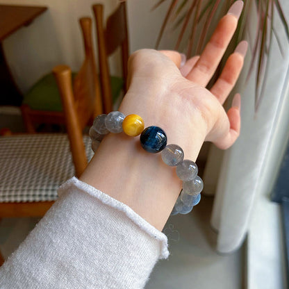 The Guardian’s Balance Crystal Bracelet-Moonstone, Tiger Eyes
