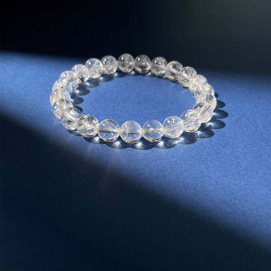 Clear Quartz Bracelet for Clarity, Balance & Intention