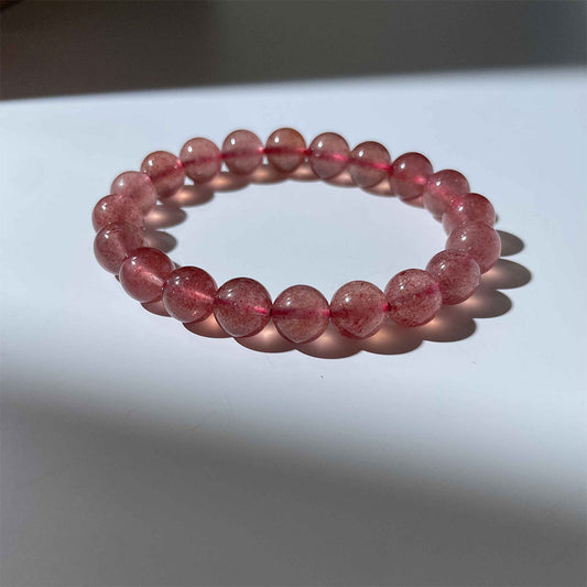 Strawberry Quartz Bracelet for Love, Confidence & Emotional Healing