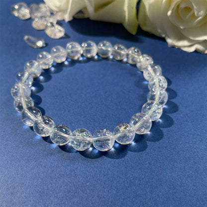 Clear Quartz Bracelet for Clarity, Balance & Intention