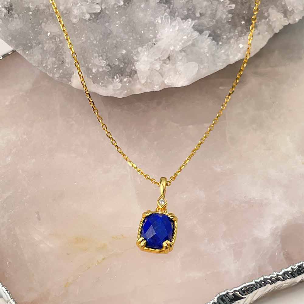 Lapis Lazuli Necklace for Wisdom, Communication & Inner Insight