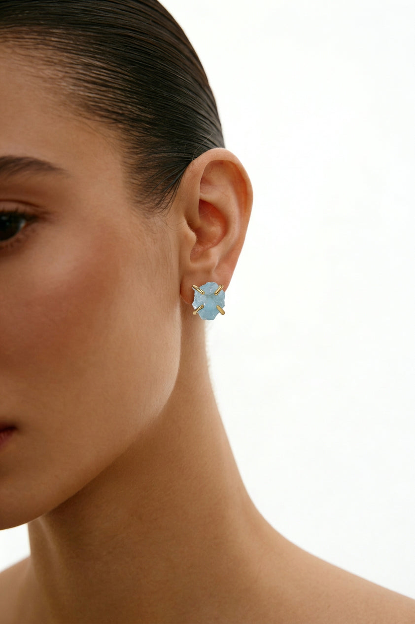 Calm & Clarity Aquamarine Earrings