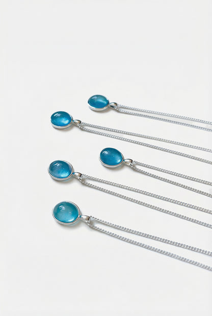 Calm & Clarity Aquamarine Pendant Necklace