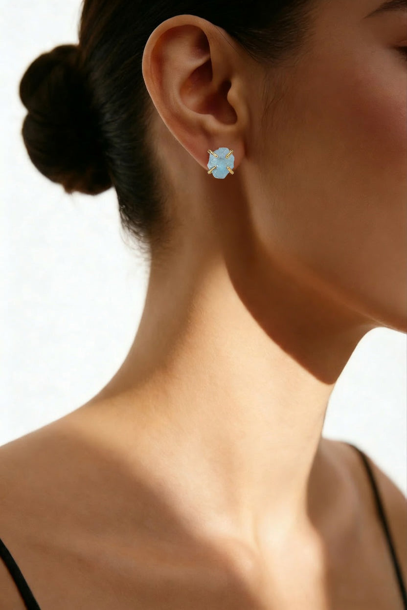 Calm & Clarity Aquamarine Earrings