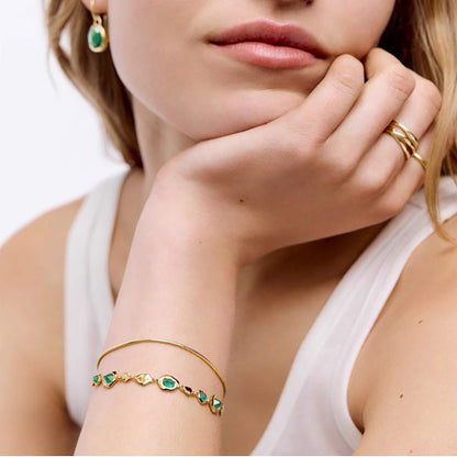 Green Agate Bracelet