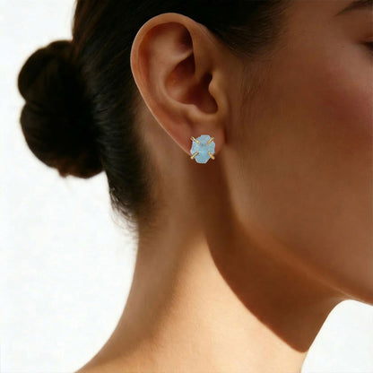 Calm & Clarity Aquamarine Earrings