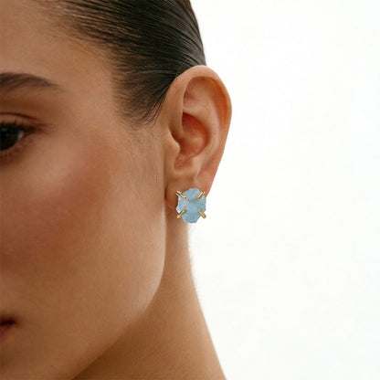 Calm & Clarity Aquamarine Earrings