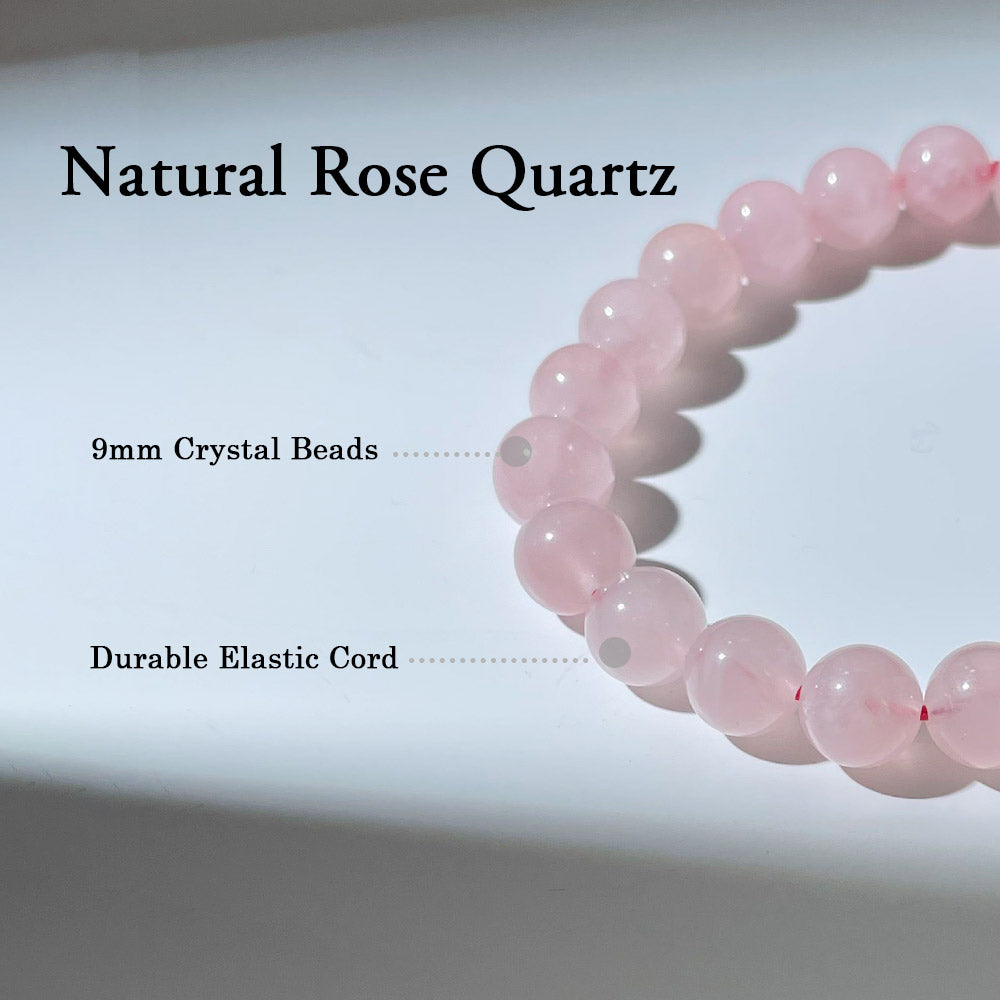 Rose Quartz Bracelet for Love, Self-Worth & Emotional Healing