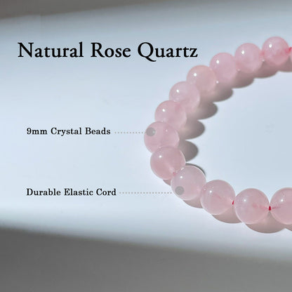 Rose Quartz Bracelet for Love, Self-Worth & Emotional Healing