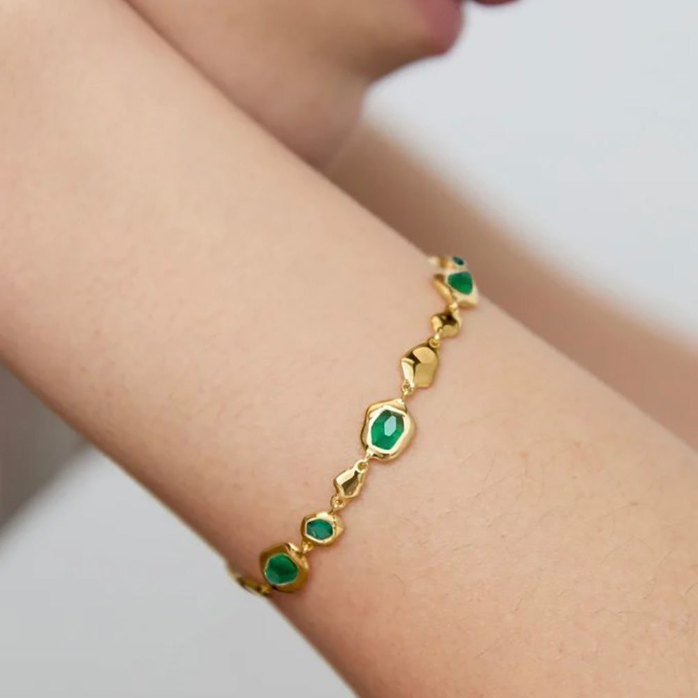 Green Agate Bracelet